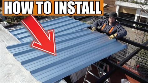 how to fit metal roof sheets|roofing sheet installation procedure.